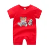 DeSginer Baby ClothingBaby Onepiece dziecko Onepiece nowonarodzone ubrania 4 color druk khaki khaki ubrania letnie 8912848