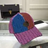 Lettre de luxe imprimée Snapbacks hommes femmes chapeaux multicolores nouveauté Patchwork Couple chapeau mode rue Style casquette