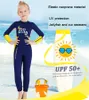 kinderen zwemkleding meisjes 2,5 mm neopreen zwempak kinderen thermisch duikpak diep water warmte wetsuit uv bescherming zwempak voor snorkelen