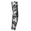 Elbow & Knee Pads Ice Silk Sunsn Sleeve Seamless Flower Arm Tattoo Sweat Absorption Breathable Fashion UV Gray