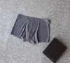 Nouveaux hommes culottes sous-vêtements boxeurs pour hommes Shorts glace soie hommes sous-vêtements longs boxeurs en gros 3 Pcslot 007