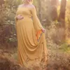 새로운 어깨가없는 출산 드레스 긴 여성 임신 포지시 소품 Maxi Maternity Gown 드레스 임신 PO Shoot2813956