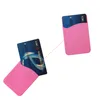 Universal phone soft silicone cases card slot cards pocket credit holder with 3M glue back cover portable for moblie 10 colors