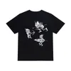 Mode Goblin Print Baumwolle mit kurzen Ärmeln Paare von Schwarz Weiß T-Shirt Herren Top T-Shirt Casual Damen T-Shirt X Druck Sommer Tops