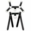 Belts Men's Chest Harness Punk Adjustable Faux Leather Belt Shoulder Bondage Harajuku Ornament Strap Costume Body Accessories Sex H6I1