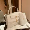 Designer-Damenhandtasche Neue Handtasche aus Krokodilleder Umhängetasche aus Leder Elegante Umhängetasche aus geprägtem Leder
