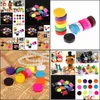 Klei, deegmodellering leeronderwijs speelgoed geschenken mixed kleur 12 oven bak polymeer klei modellering modering blok kunst ontwerp playdough drop