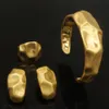Julaili nowe 18K Włoski złota bransoletka Zestawy biżuterii mody online pasujące do ślubu sukienki ślubne Piękny zestaw biżuterii dla kobiet B0027