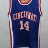 Nikivip Oscar Robertson #14 Cincinnati Retro Jersey College Retro Basketball Jersey Mens Szygowane niestandardowe numer
