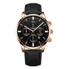 腕時計ミニマリスト男性ファッション超薄い時計シンプルなビジネスステンレス鋼メッシュベルトクォーツ時計4サブ装飾ダイヤル時計