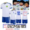 Barn och storlekar camisetas trevlig kapten oliver atom tsubasa tröjor, atom france atton maillot de fot enfant män t-shirt set