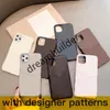 حالات هاتف أزياء لـ 15Pro Max Plus 13 12 14 Pro Max 13Promax 11 11pro 11promax X XR XS Max Leather Case Designer Shell مع البطاقة