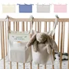 Baby Crib Organizer Bed Appeso Sacchetto di Stoccaggio Accessori Biancheria da letto Accessori Decorativi Pannolino Biancheria Doppia Pannolini Doppia tasche