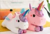 40 cm Unicorn Plush Toy Creative Starry Sky Children039S Doll Sleepkussen Girl Gift300C4170123