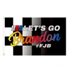 Lets Go Brandon Flag 90 * 150cm Utomhus Inomhus Små trädgård Flaggor FJB Polyester Banner 20 stilar W-01200