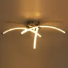 Światła sufitowe LED do pokoju Trzy lub cztery opraw światła fali z podwozią lampy w kształcie lampy Living Lampki
