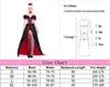 Queen of Hearts Alice In Wonderland Costume Poker Queen Cosplay Halloween Masquerade Costumes Sexy Dress G0925