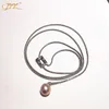 Jyx 2021 Ny charmig 10-11mm Lila Rosa Pearl Justerbar Halsband Lång 28 "Edison Halsband Legant Kvinnor Q0531