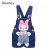 1 2 Babykleding Jongens Meisjes Jeans Overalls Shorts Peuter Zuigeling Denim Rompertjes Leuke Cartoon Bebe Broek Zomer Bib Kleding 211011