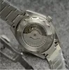 Herenhorloges stijl zwarte wijzerplaat horloge 42 mm automatisch mechanisch roestvrij staal glas terug sport zee Writwatches