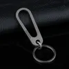 Véritable titane hommes femmes voiture porte-clés Super léger créatif suspendu carabine boucle pour porte-clés anneaux Ti porte-clés Edc H0915