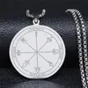 Good Luck Wealth Seal Of Solomon Stainless Steel Necklaces & Pendants Women/Men Jewelry joyas N4239S02