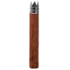 Natural Wood Metal Tooth Pipes Dry Herb Tobacco Smoking Handpipe Handle Preroll Cigarette Filter Holder Taster Tips Tube High Quality One Hitter Catcher DHL Free