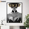 Dipinti Stampe e manifesti di moda Sexy Tacchi alti Donne Arte della parete Copertina Rivista Tela Pittura Profumo Ragazze Room Decor Pictur295Y