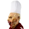 Bloody Butcher Latex Mask Halloween Horror Fancy DrParty Costume Props Haunted House Cosplay Heaear X0803