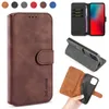 Étuis de téléphone avec boucle magnétique Flip Card Slot Wallet Stand Housse en cuir pour iPhone14 13 12 11 pro max xs xr Samsung S23Ultra S22 S21 S20 S10 NOTE10 A71 OnePlus 9