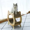 Кошачьи кровати мебель для гофрированной бумаги диван -кровать кошки уход