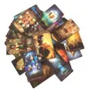 78 шт. Arcanum Board Палубы Пальшки Паллы для вечеринок игры Oracles Cards Cartas Tarot Двухместный Версия