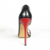 여자 패션 D 'Orsay Peep Toe High Heel Sandals 신부 웨딩 신발 검은 뒤꿈치 여성 신발 하이힐 신발 12cm 10cm Y0611