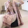 2021 Luxus Winter Kaschmir Schal Pashmina Für Frauen Marke Designer warmen Schal Mode Frauen imitieren Kaschmir Wolle Lange Schal Wrap