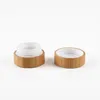 5G 10G Natuurlijke Bamboe Cream Jar Flessen Nail Art Mask Hervulbare Lege Cosmetische Make-up Container