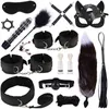 Bondage BDSM Sex Handcuffs Whip Dildo Vibrator Toys for Women Anal Plugs Clip Blindfold Games Products Men Couples 1123