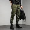 Pantaloni da uomo 2022 Pantaloni Hip Hop Cargo Uomo Harem Nastri Uomo Pantaloni sportivi Streetwear Moda Casual Uomo L-4XL