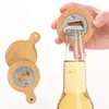 Houten bieropener Houten en bamboe koelkast soda fles opener keukengereedschap T2i53187