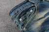 Инновационные моды мужские дизайнерские джинсы для мужчин хип-хоп брюки высокого качества Дизайнер разорвал проблемных мотоциклов синий велосипед мотоцикл джин