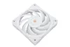 Ventilateurs de ventilateurs ThermelRight 120 CHASSIS 12 cm Radiateur de refroidissement Ventilateur de ventilateur 2150 PWM Contrôle de la température Noir Blanc TL-B12