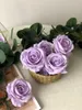 Couronnes de fleurs décoratives 10 pièces lavande artificielle Rose tête de velours faux pour la maison jardin mariage fête d'anniversaire décor