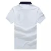 Wholesale summer short-sleeved men's shirt t-shirt pure cotton lapel t-shirt pure color simple business casual plus size men's clothing S-XXL