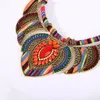 Anhänger Halsketten Vintage Mode Ethnische Halskette Bunte Böhmische Kristall Zirkon Choker Für Frauen Schmuck Anhänger D42