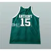 Nikivip #15 Carmelo Anthony Oak Hill High School Academy Retro Classic Basketball Jersey Męs