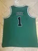 Jason Tatum Basketball Jerseys S-XXL 2022-23 temporada branco preto verde Homens Mulheres Youth city jersey 0