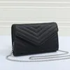 2022 Hot Women Luxurys Designers Bags ladies composite PU leather clutch shoulder Crossbody Bag female purse size 23x5x14