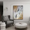 Living Room Golden Oil Painting Abstract Mural Print Image Golden Tree Wall Art Picture for Living Room Home Decoration204x