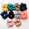 سيدة فتاة الشعر scrunchy عصابة مرونة العصابات الشعر نقية اللون الرياضة الرقص scrunchie لينة scrchchie