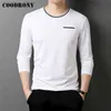 COODRONY Brand Spring Autumn New Arrival High Quality Fashion Casual Long Sleeve O-Neck T-Shirt Men Soft Top Tee Clothing C5090 G1229
