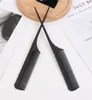 Hot Hair Brushes Carbon Fiber Rat Tail Comb Heat Resistant Anti Static Styling Women Back Combing Root Teasing KD